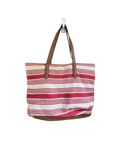 Bueno  handbag red striped shoulder bag