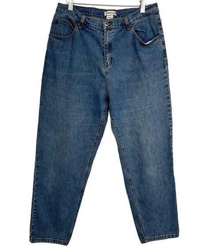 Coldwater Creek  High Rise Straight Leg Light Wash Jeans Plus Size 16P