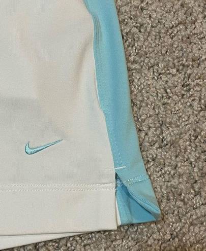 Nike Womens XS Dri-Fit Golf Skort Skirt White Blue 640552