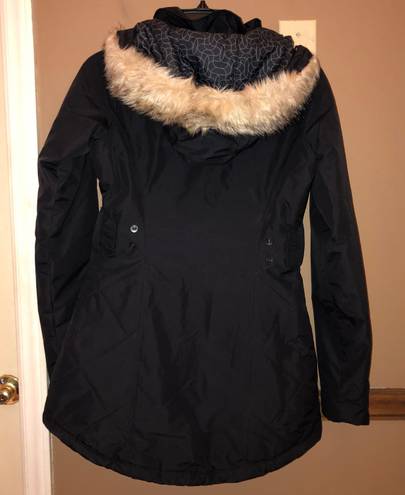 Mountain Hard Wear  Potrero Faux Fur Parka Jacket Black XS