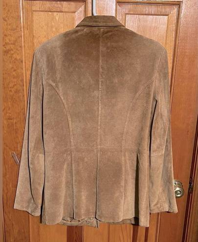 St. John’s Bay  Tan Washable Suede Jacket MEDIUM