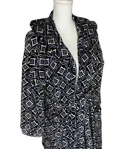 Vera Bradley  Concerto Hooded Fleece Robe Small Medium