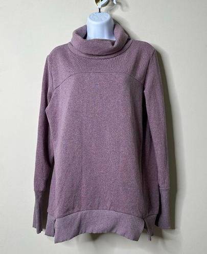 Athletic Works  Purple Mock Neck Pullover Medium