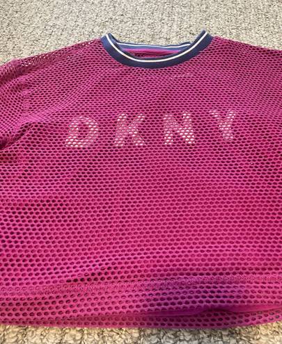 DKNY sport purple active T-shirt s7