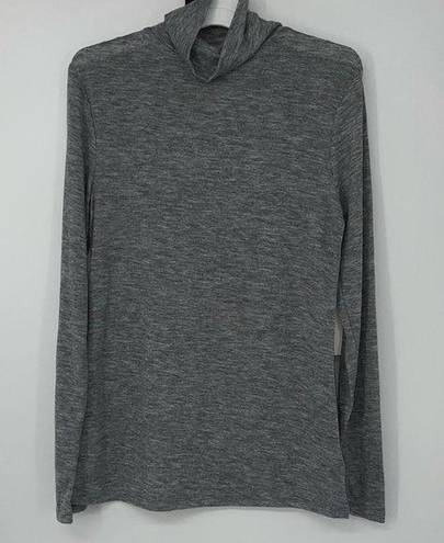 A New Day  GRAY LONG SLEEVE MOCK TURTLENECK MEDIUM