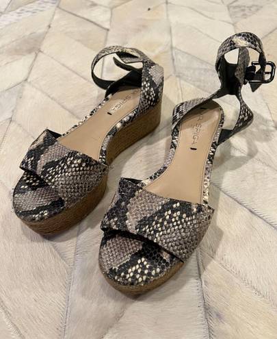 Via Spiga  Snakeskin Flatforms