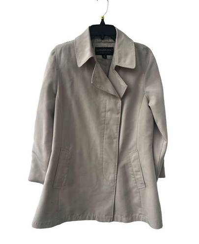 London Fog VINTAGE  Trench Button Coat Size M