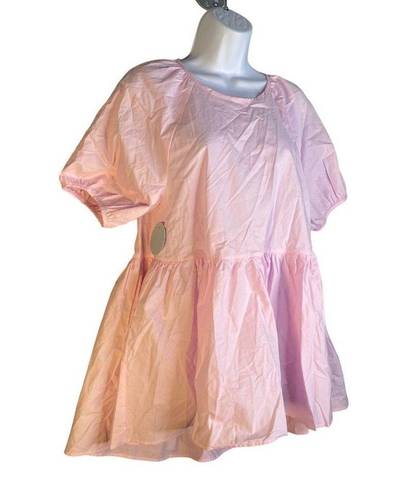 Hill House  Womens The Francesca Top Ballerina Pink Cotton Size‎ XS