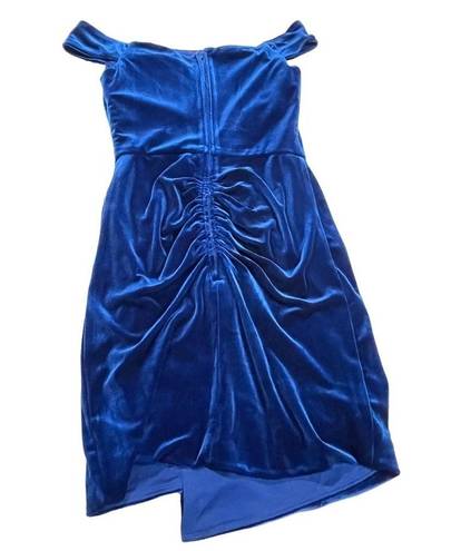 Midnight Doll Homecoming Dress  velvet blue juniors size 5