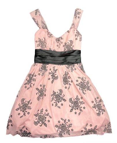 Trixxi Floral Print Fit and Flare Mini Dress (L)