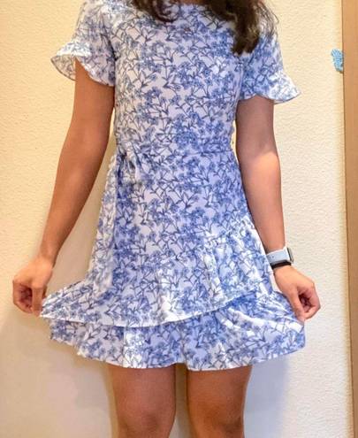 Banana Republic Blue Floral Dress