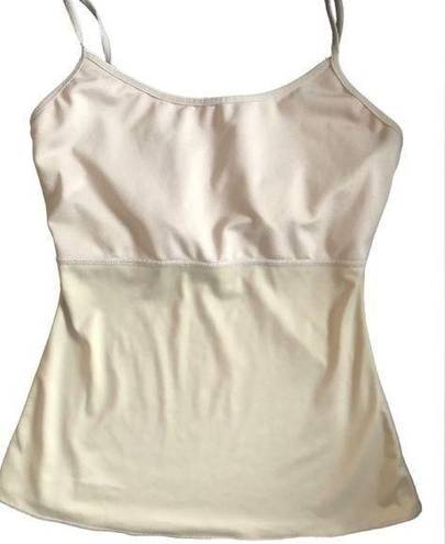 Spanx  Cami Size M Nude Shelf Bra Slimming Shape Wear Stretch Compression