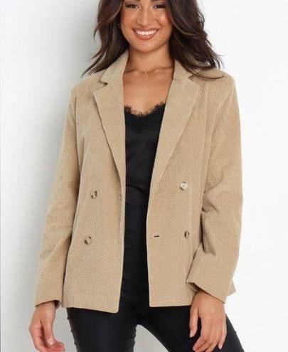 Petal and Pup NWT  Luci Brown Tan Corduroy Blazer