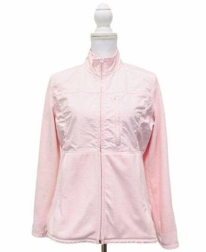 Tommy Hilfiger  Women's Large Pink Zip Up Fleece Jacket