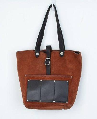 Alexander Wang  Mason Leather Trimmed Suede Tote Bag