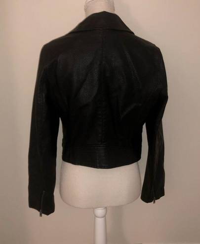 Aeropostale Aeropostal Black Leather Jacket