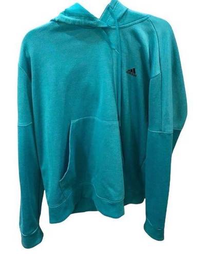 Adidas  Hoodie in Turquoise XL