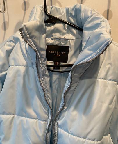 Celebrity Pink Pale Blue Puffer Jacket