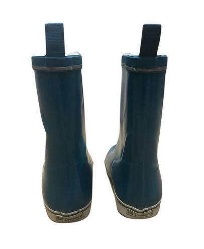 Tretorn  Blue Faux Fur Lines Rubber Boots - size 5