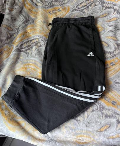 Adidas Black Jogger Sweatpants