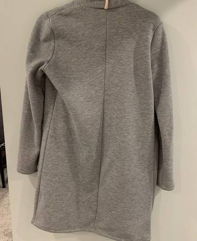 Fabletics  Grey/Pink Fleece Sweater Jacket