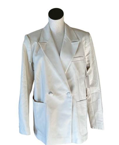 Good American NWT  Unisex Blazer IN Color Bone Size-2