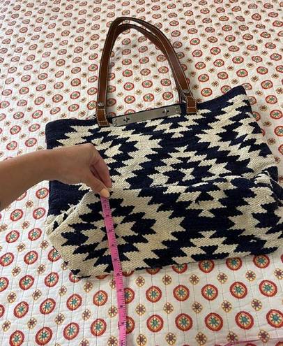 Patricia Nash  Chennai Cotton Weave Hand Loomed Southwest Large Tote