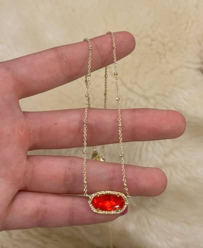 Kendra Scott Red  Necklace