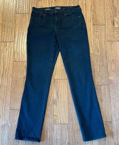 NYDJ  Sheri slim leg black jeans size 8