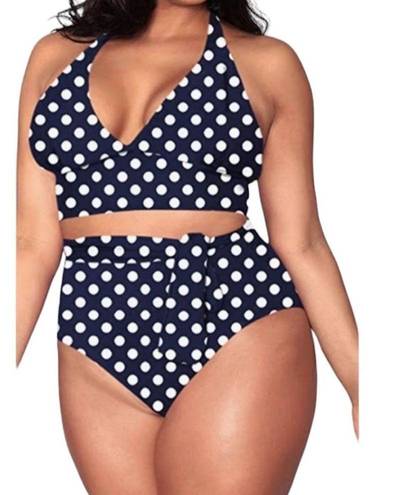 Boutique Plus Size High Waisted Tummy
Control Swimwear Swimsuit Full
Coverage 2X