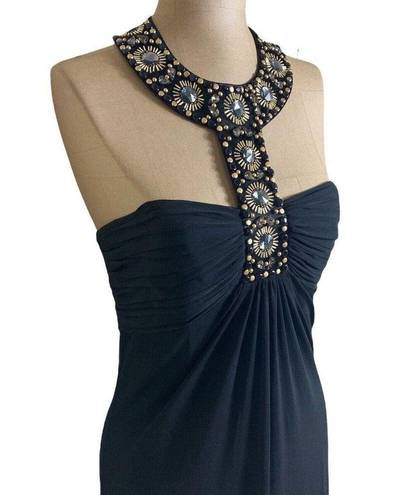 Laundry by Shelli Segal  NWT beaded collar evening dress size 4