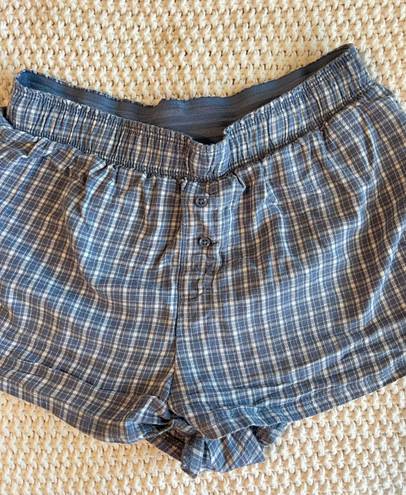 Pajama Shorts Blue Size XS