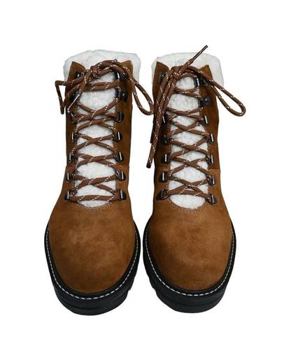 Bernardo  STUDIO Womens 8 Dasher Hiker Faux Shearling Suede Boot NEW