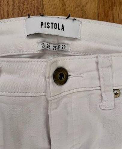 Pistola White Crop  Jeans