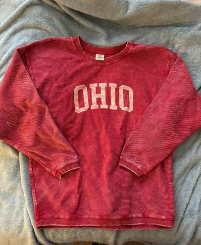 Corded Ohio Crewneck Size M