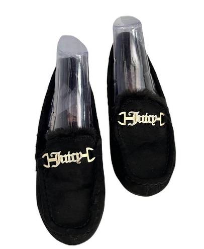 Juicy Couture  Women's
Intoit Moccasin Oxford Slippers
Black Size 10