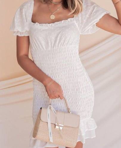 idem Ditto ✨ Heavenly Eyelet Mini Dress✨