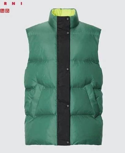 Uniqlo MARNI x  Puffer Down Oversized Vest in Green