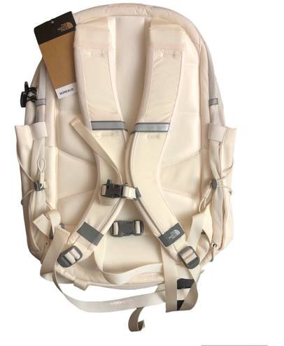 The North Face Women's Borealis Backpack Gardenia White/TNF Black New w/tag