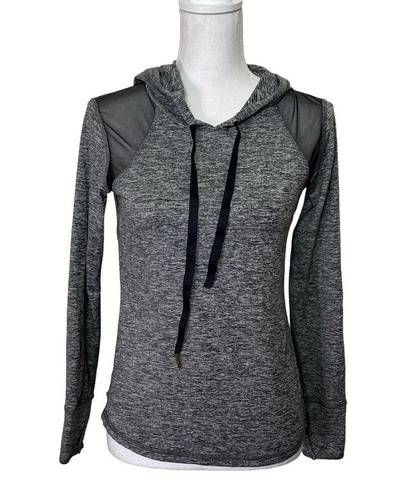 Alala  Revolve Lightweight Soft Hoodie in Gray With Mesh Detailing Size Medium.