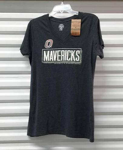 Rivalry Threads UNO University of Nebraska Omaha Mavericks T-shirt Ladies Large Gray