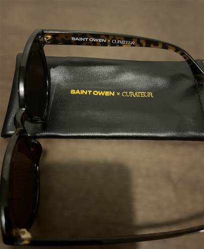 Saint Owen x Curateur Wylde Tortoise Shell Sunglasses Black