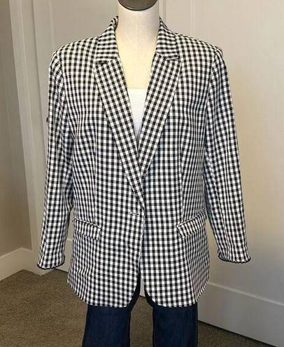 Laundry by Shelli Segal  Gingham Blazer