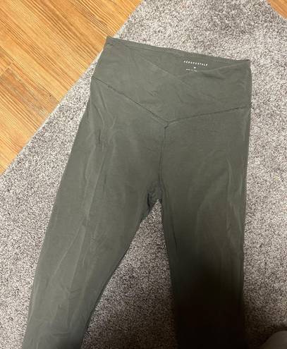 Aeropostale Green Crossover  Leggings