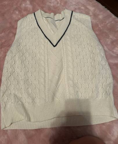 Sweater Vest Tan Size M