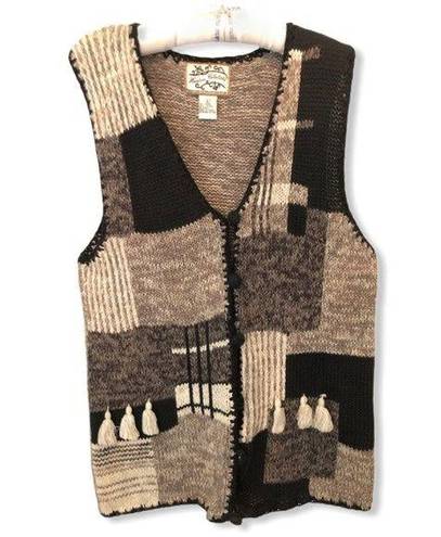 Heirloom Collectibles  Knitted sweater Vest size Large VintagePA