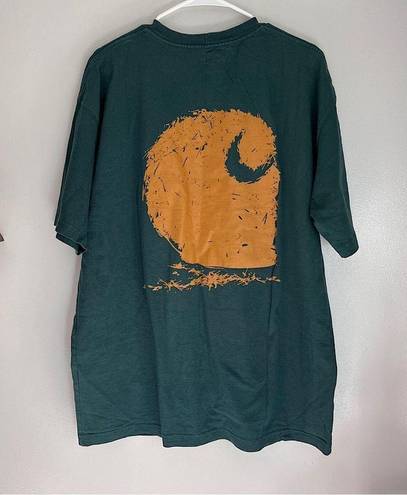 Carhartt Dark Green Logo T-Shirt