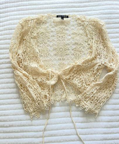 Urban Outfitters crochet tie front top size small/medium