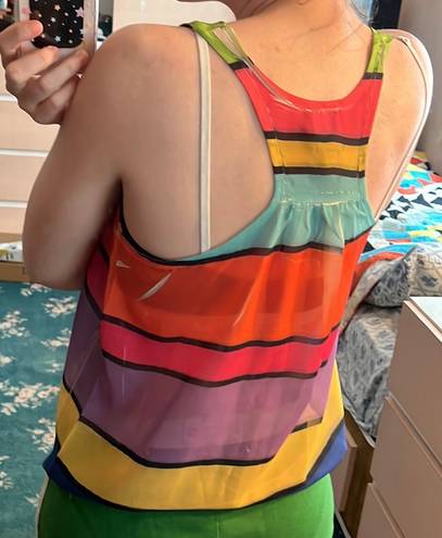 Joyce Leslie Striped Tank Top