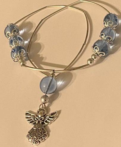 infinity Angel Glass Beads Charm Necklace